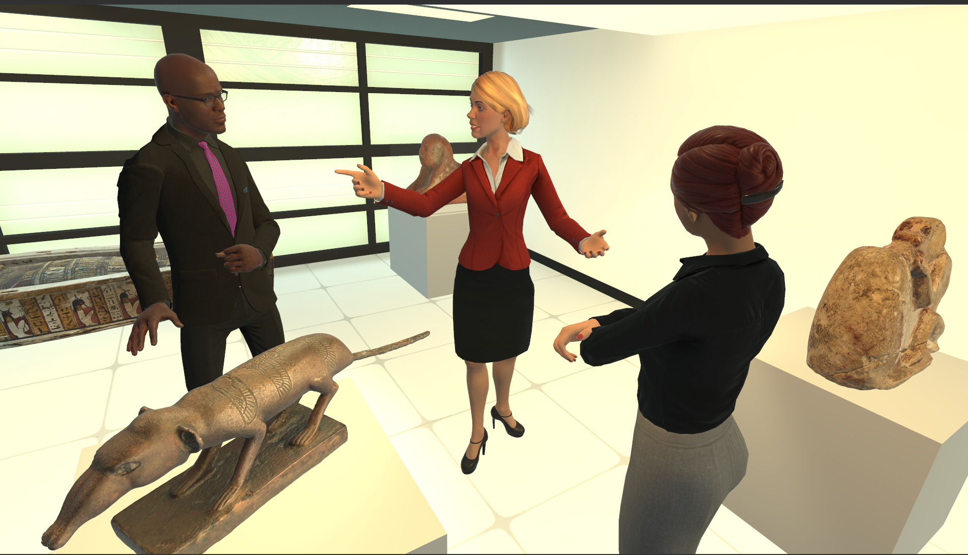 Museum lab in Virtual Reality ImproVive