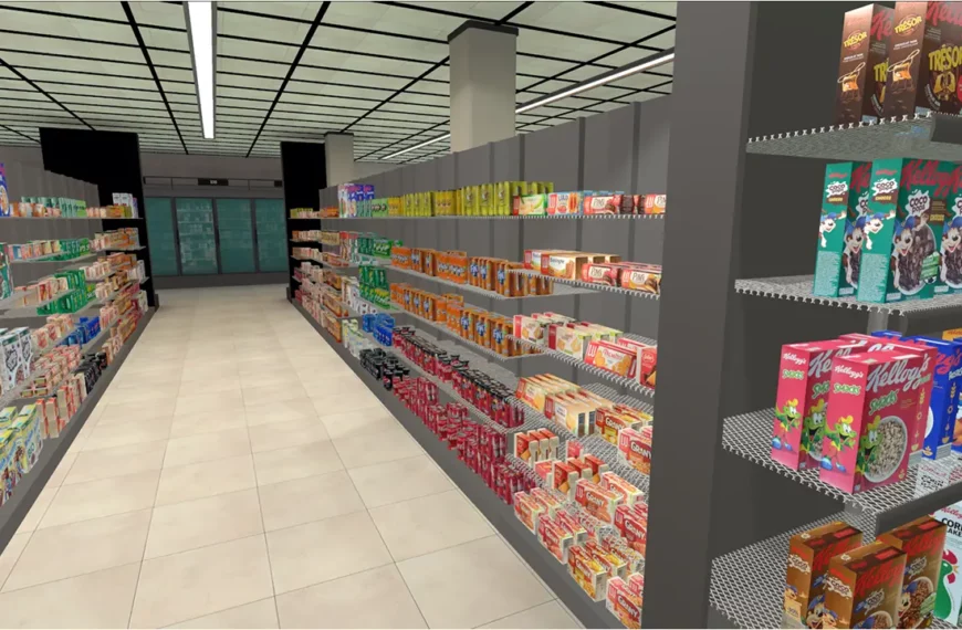 Virtuele Supermarkt in virtual reality voor Unravel