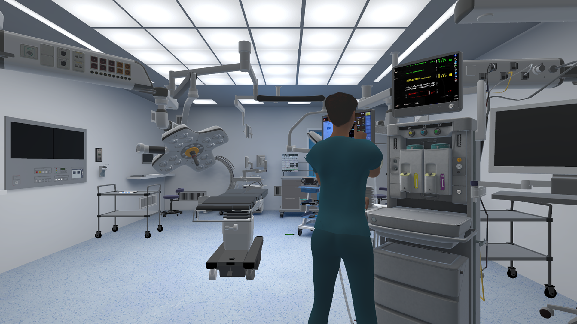 Virtual Reality operatiekamer training OK-Ready door ImproVive voor het UMCU. VR healthcare training