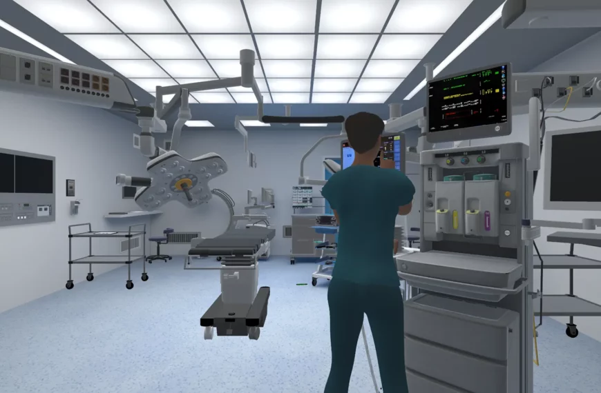 Virtual Reality operatiekamer training OK-Ready door ImproVive voor het UMCU. VR healthcare training