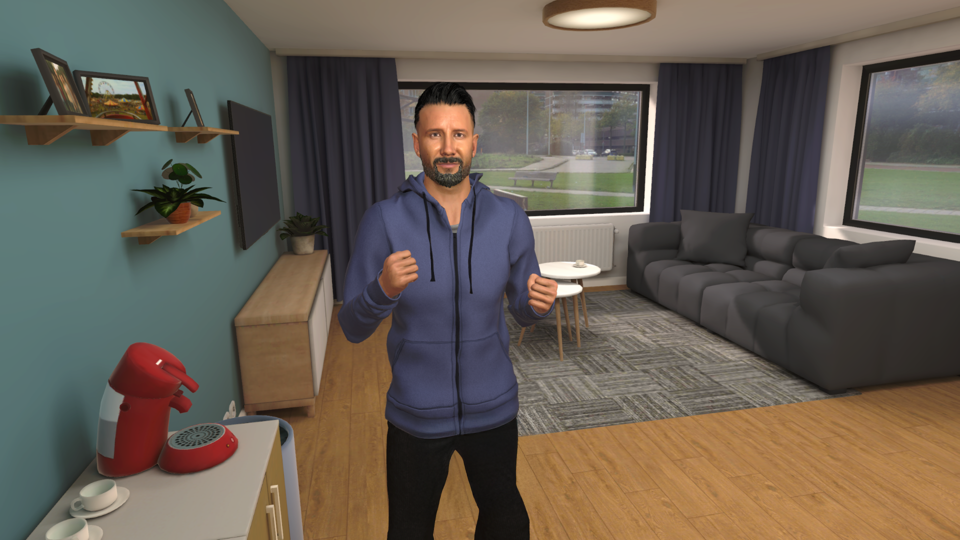 Image of a happy avatar