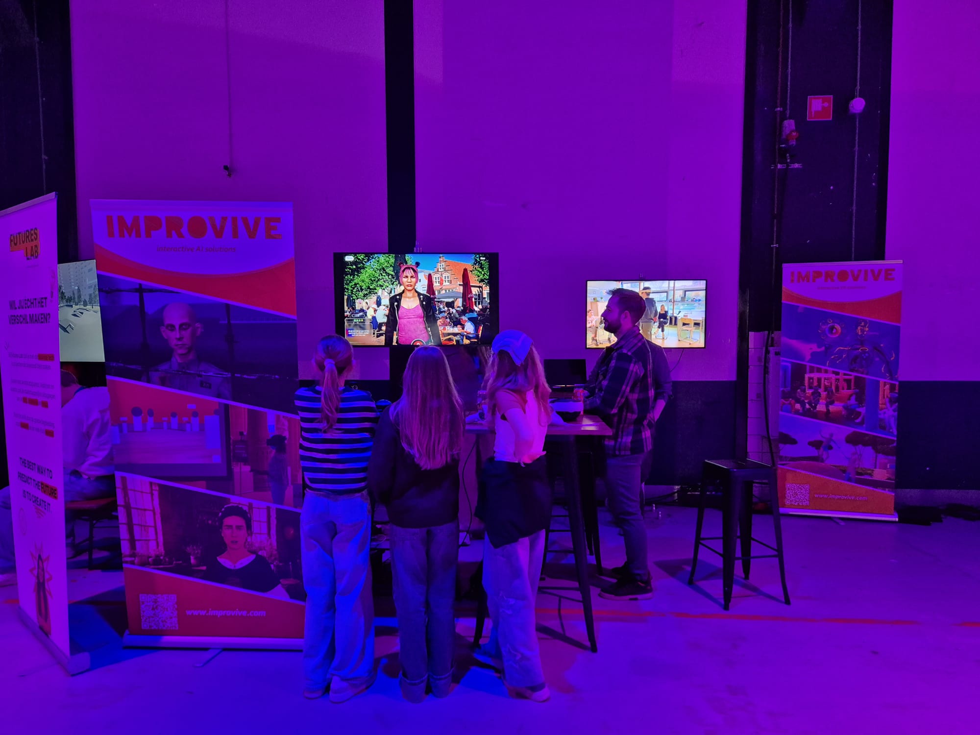 Interactie tussen AI en jongeren op Night of the Nerds