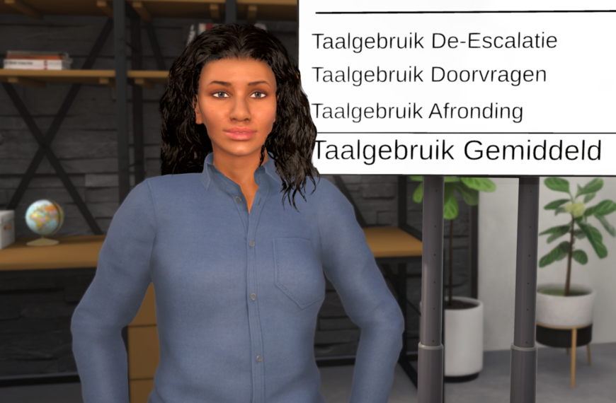 VR-AI-training voor beroepsgerichte Engelse gespreksvaardigheden